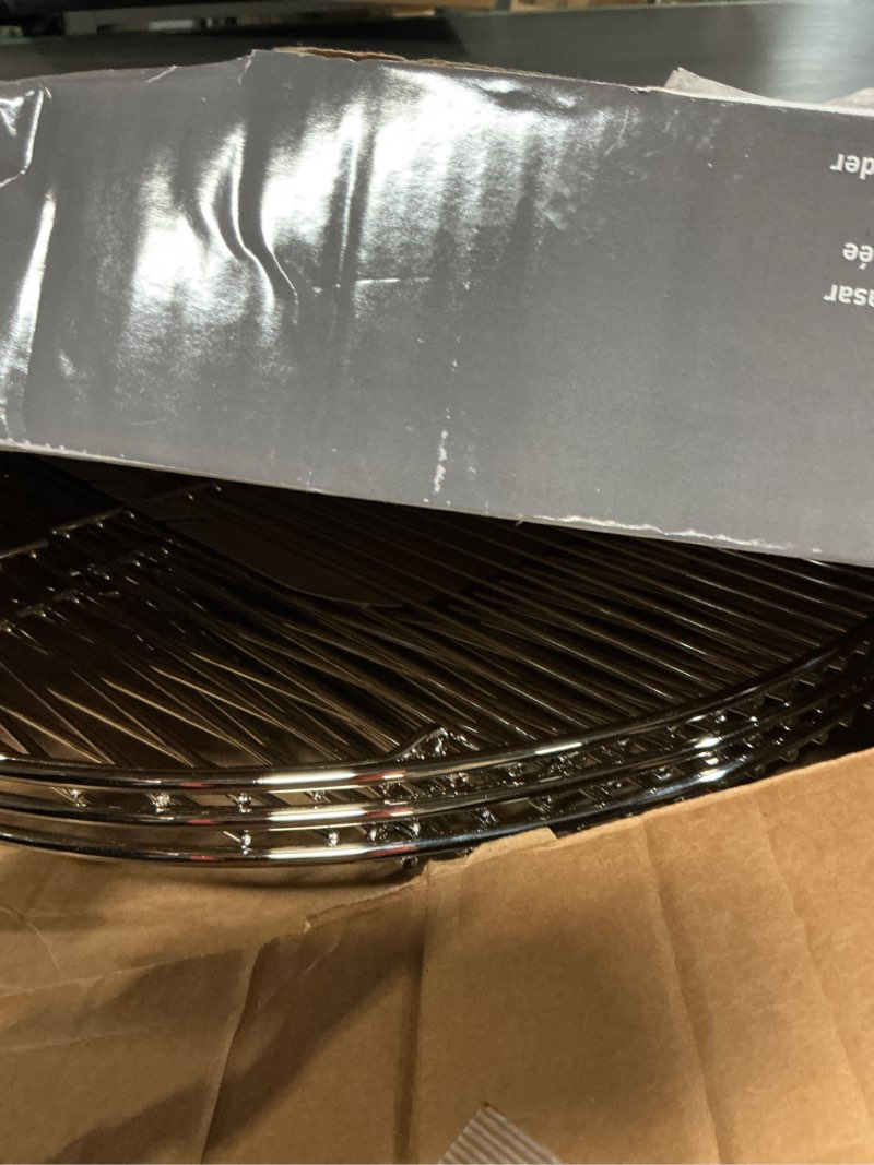 Condition photo showing Good Condition for weber 22-inch round hinged cooking grate – stainless steel replacement for weber charcoal grills with flip?up sides, easy charcoal access