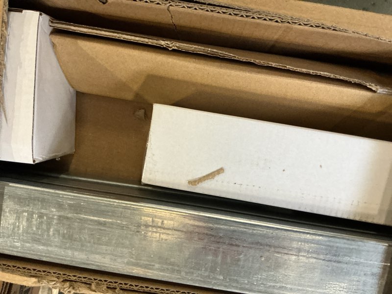 Condition photo showing As Is for JUBEST 36"x 96" Pocket Door Frame Kit with 120LBS Soft Close Mechanism and Galvanized Steel Studs, Pocket Door Kit for 2x4 Stud Wall, Suitable for Doors Wide 24"-36", Easy to Install 36x96