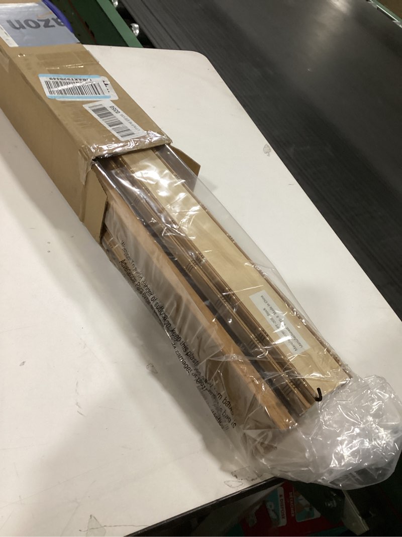 Condition photo showing Good Condition for LazBlinds No Tools No Drill Cordless Bamboo Roman Shades, Light Filtering Window Treatment, Roll Up Bamboo Blinds for Windows 20'' W x 48'' H, Brown Light Filtering-brown206 20" W x 48" H