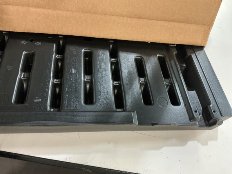 Condition photo showing Good Condition for suncast tall garage storage cabinet shelf, compatible with models bmc7200 & bmc3600, black black large