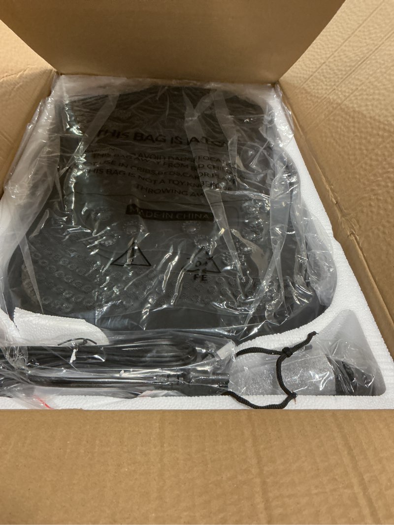 Condition photo showing Good Condition for Vibration Plate Exercise Machine, 130 Speeds Home Fitness Vibrating Plate for Lymphatic Drainage Weight Loss, 450 Lbs Capacity Full Body Workout Platform with Resistance Bands Bluetooth for Women Men