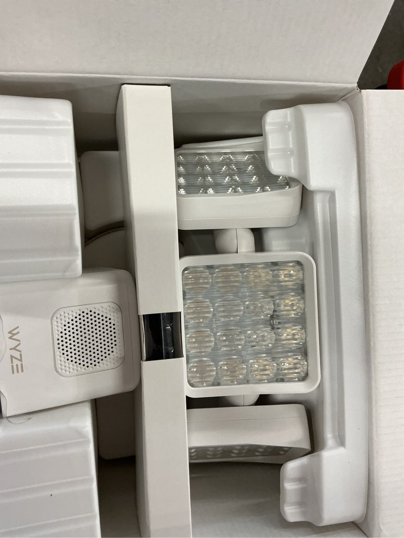Condition photo showing Good Condition for wyze floodlight camera pro, pcmag editors' choice 3000-lumen leds, 2.5k hd outdoor security camera, 180° wide view, motion detection, color night vision, works with alexa & google-white
