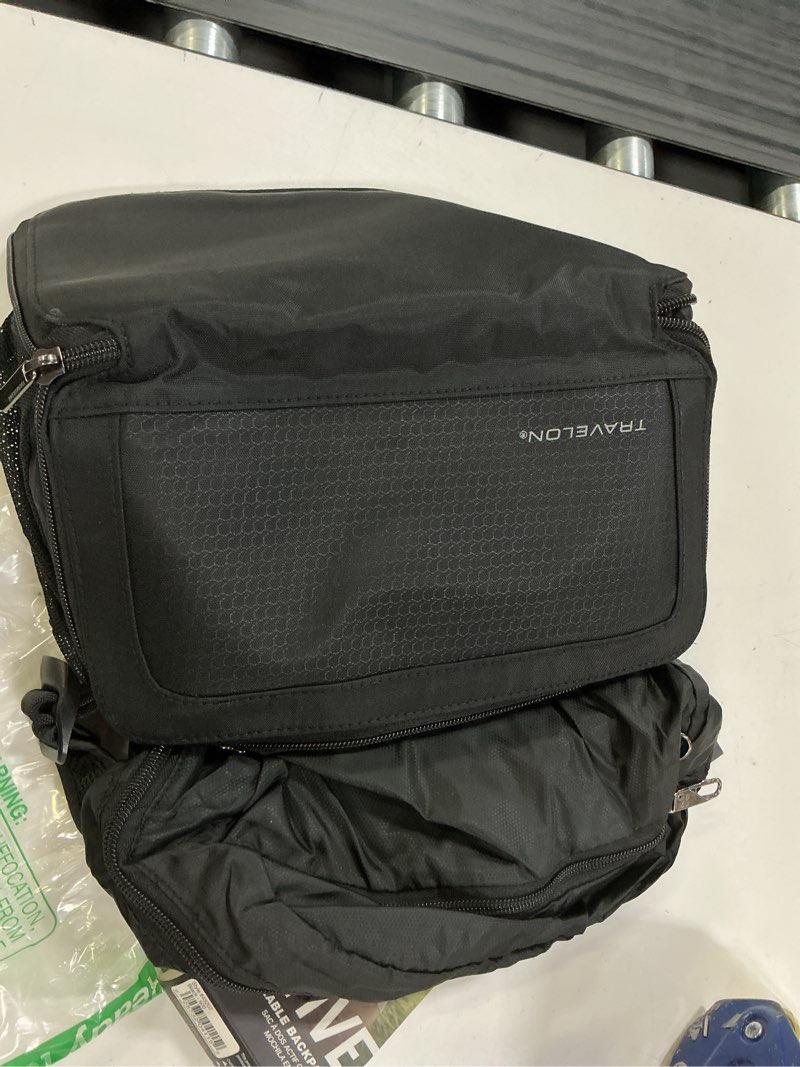 Condition photo showing Good Condition for travelon anti-theft active packable backpack one size black