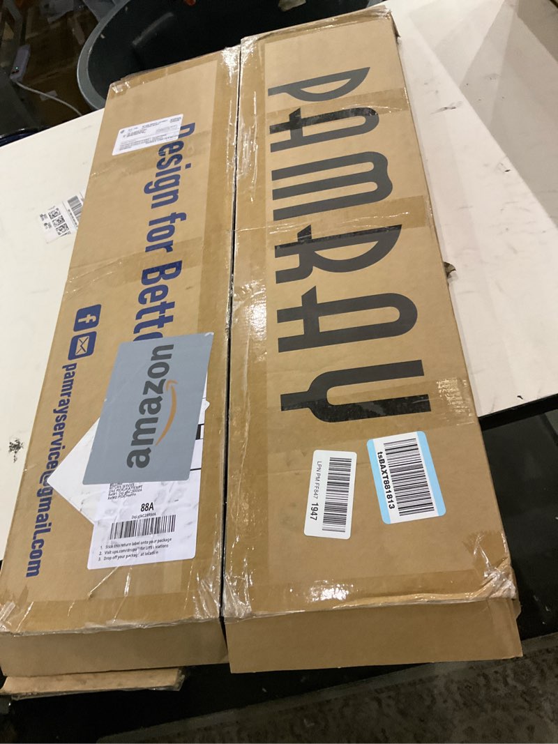 Condition photo showing As Is for Pamray 32 Inch Computer Desk with 4 Drawers Small Office Desk for Home Bedroom Study Writing Simple Modern Computer Table Marble Marble 32 inch