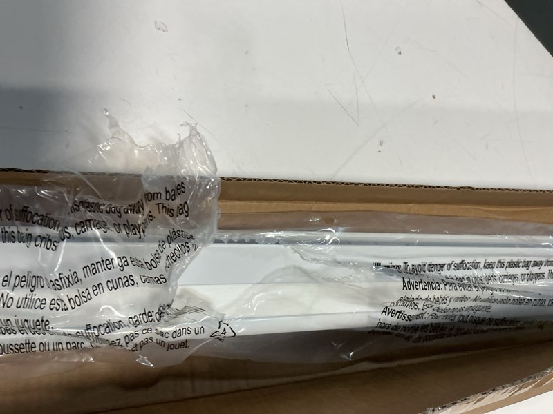 Condition photo showing New/Like New for LazBlinds No Tools No Drill Cordless Cellular Shades, Blackout Light Blocking Honeycomb Shades for Home, Thermal Insulation Blinds for Windows, 25" W x 64" H, White Blackout-white 25" W x 64" H