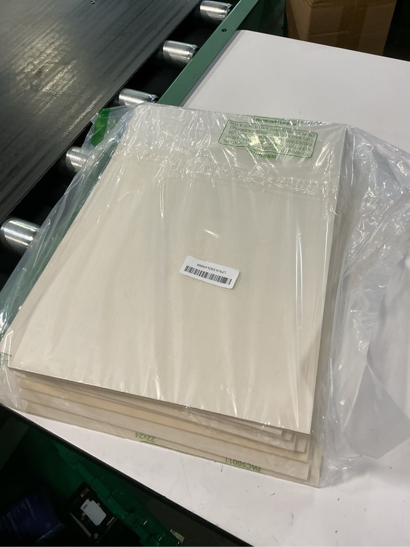Condition photo showing As Is for 8 pack basswood sheets for crafts - 12 x 16 x 1/4 inch 6mm thin plywood sheets unfinished bass wood 