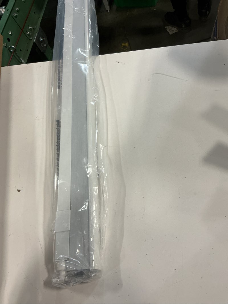 Condition photo showing New/Like New for LazBlinds Cordless Cellular Shades, No Tools No Drill Blackout Honeycomb Shades Pleated Blinds for Windows, 35" W x 64" H, Silver White Blackout-silver White 35'' W x 64'' H