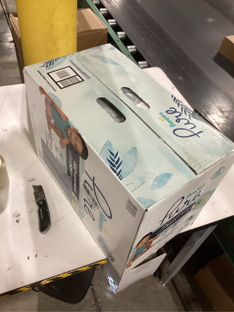 Condition photo showing New/Like New for Pampers Pure Protection Baby Diapers, Size 3 (16-28 lbs), 116 Count, Up to 100% Leakproof, Premium Plant-based Skin Protection, Hypoallergenic Soft Diapers Size 3 116