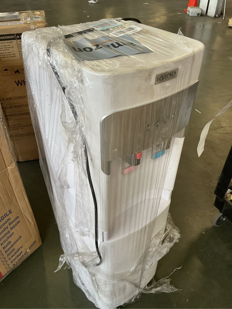 IGLOO 3 Gal. and 5 Gal. Bottom Load Hot and Cold Water Dispenser, White