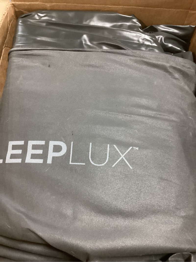 Condition photo showing As Is for SLEEPLUX Dream Luxury Queen Air Mattress, Built-in Dual Pump, Stays Inflated All Night, 18” Double-High Blow-Up Airbed with Coil Beams, for Guests, RV Camping & Home, 1-Year Warranty Luxury Queen 18"