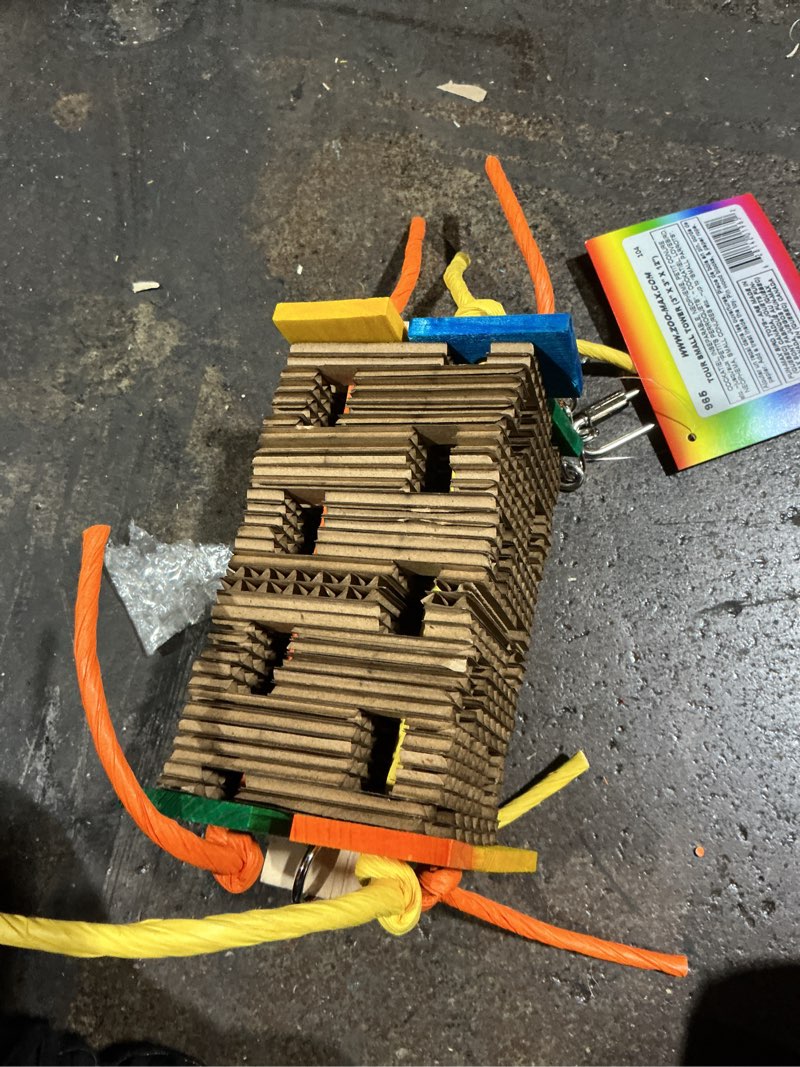 Condition photo showing Good Condition for (Similar to stock photo) Planet Pleasures Bird Tower Piata Bird Toy, Small