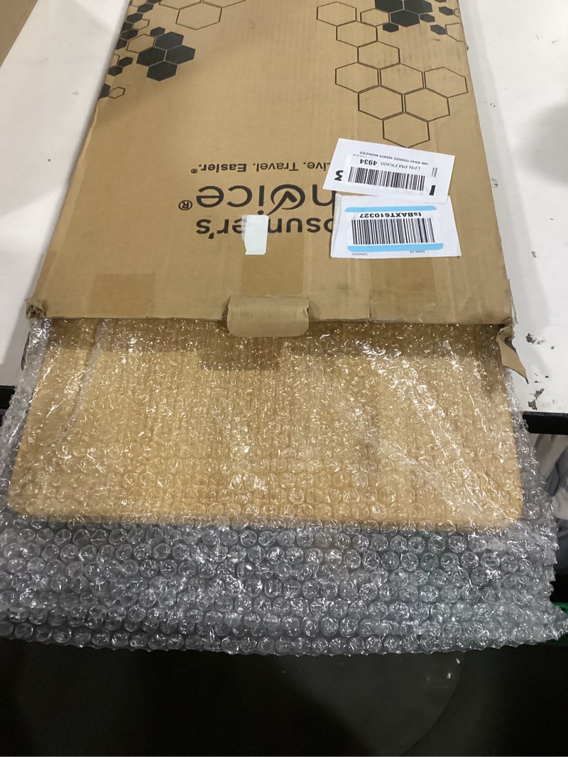 Condition photo showing Good Condition for Prosumer's Choice Bamboo TV Swivel Stand for LED/LCD TV, Monitors, Stereos, 31 inch Base Surface - 360? Rotation - Rotating Computer Stand/Media Console, Entertainment Center for Living Room Bedroom 31 Inch Flat Natural Bamboo