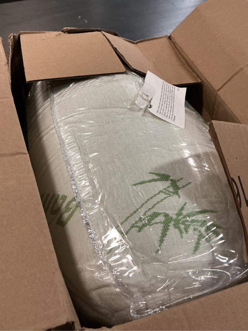 Condition photo showing Good Condition for ultra soft queen size mattress topper - viscose made from bamboo pillow top mattress pad for back pain relief - naturally cooling for hot sleepers, green green queen