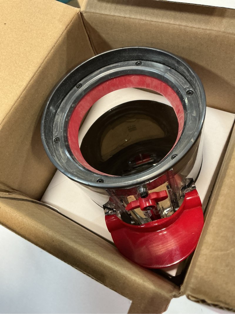 Condition photo showing As Is for upgraded dust bin compatible with dyson v11 v15 sv14 sv15 sv22 vacuum cleaner canister, vacuum bin replacement for part no. 970050-01 and part no. 965443-01