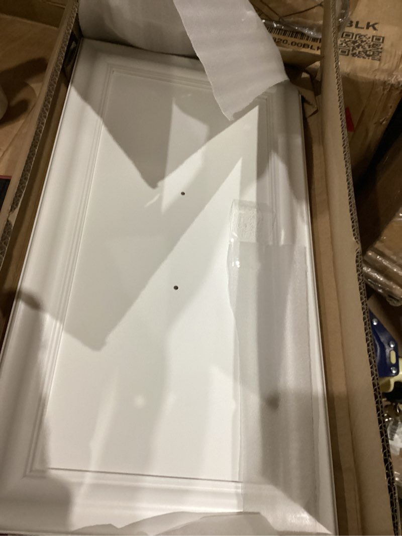 White cabinet door 12x24