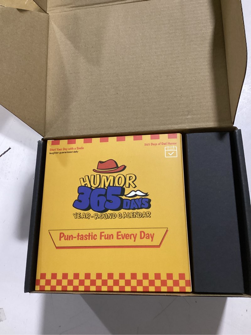 Condition photo showing Good Condition for Gifts for Dad – 1,000 Dad Jokes: Jokes Button (500), 365-Day Calendar, 100 Scratch Dad Jokes Cards & 20oz Tumbler – Funny Gift for Dad, Husband, Or Friends