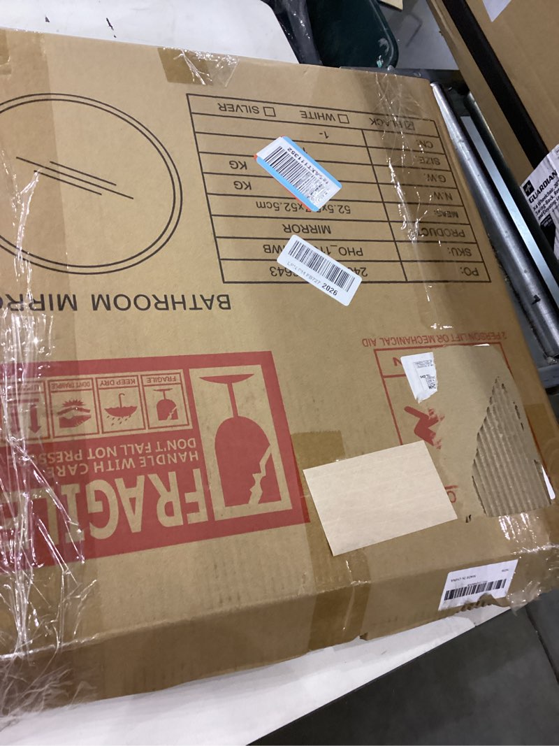 IDEALHOUSE 18 Inch Black Round Wall Mirror, Circle Mirror Metal Frame for Bathroom, Vanity, Entryway