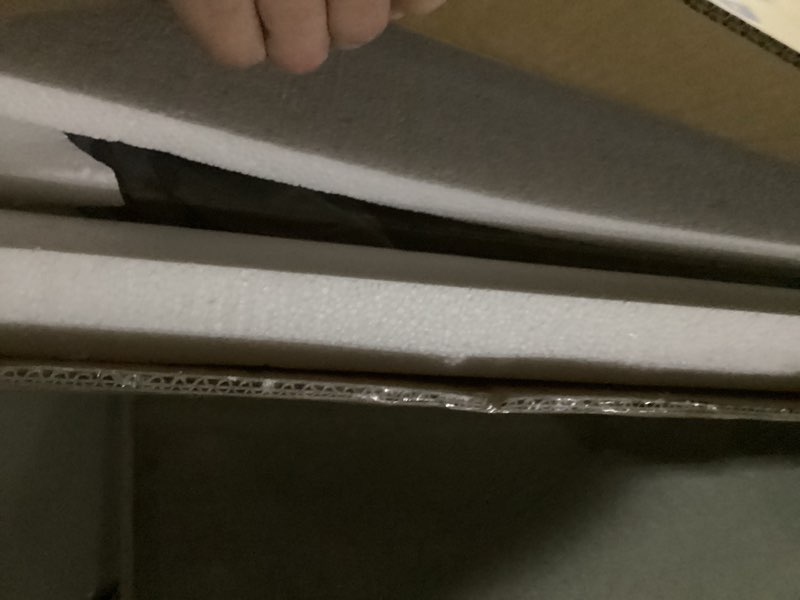 Condition photo showing New/Like New for ANDY STAR Chrome Bathroom Mirror, 22x30 Inch Polished Chrome Rectangle Mirror, Scalloped Bathroom Mirror with Stainless Steel Metal Frame, Ideal for Bathroom, Living Room Chrome 30"L x 22"W