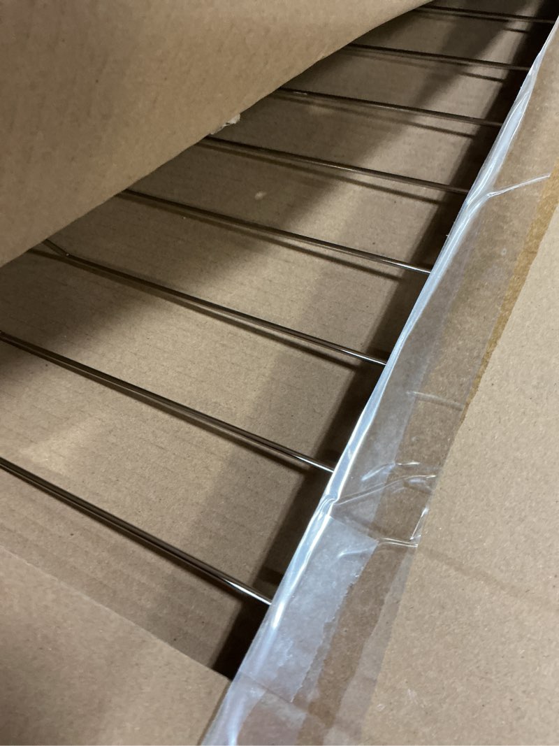 Condition photo showing Good Condition for dg75-01001c oven rack replacement parts for samsung stove oven 304 stainless steel rack flat dg75-01001d nx58h9500ws nx60a6511ss samsung range oven accessories wire rack 24 3/4’’ x 16 1/2’’ oven rack
