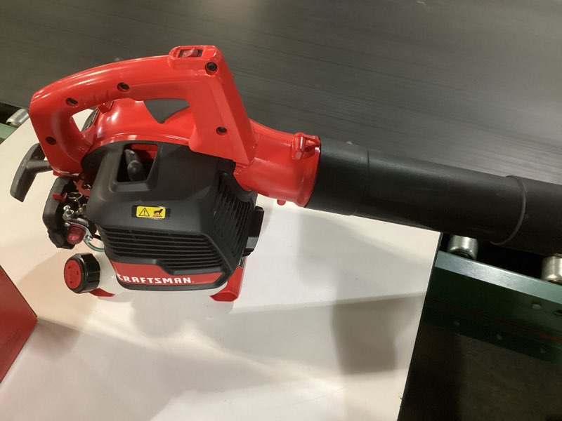 Condition photo showing As Is for craftsman cmxgaama25bl 200 mph 430 cfm gas handheld leaf blower