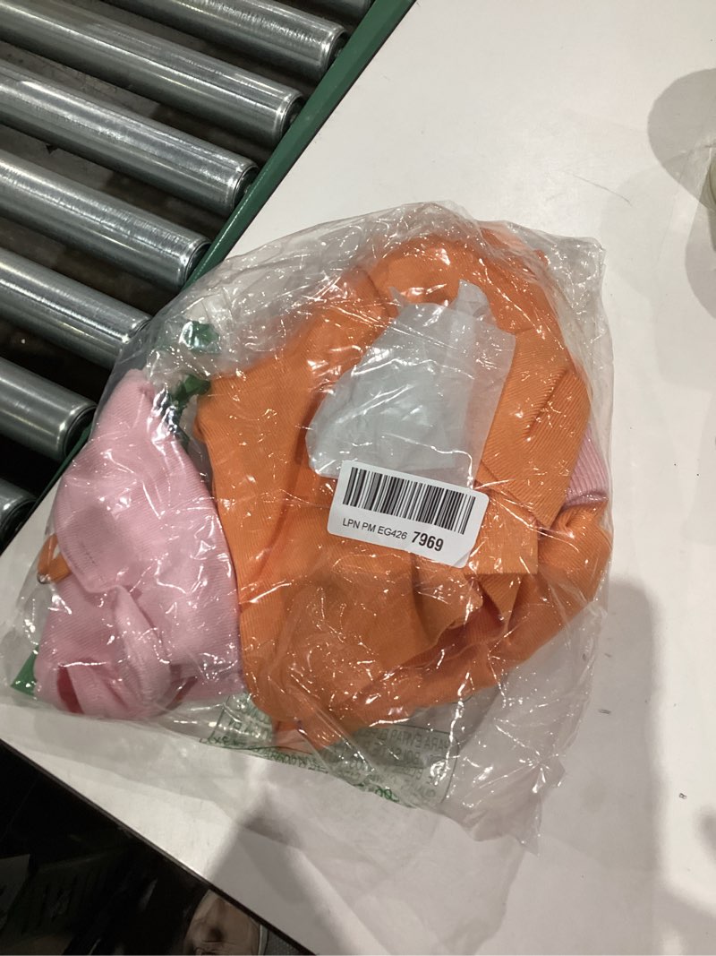 Condition photo showing New/Like New for Cutiefox Women's Knit 2 Piece Dress Cami Crop Top High Side Slit Bodycon Long Skirt Set Small Orange Colorblock