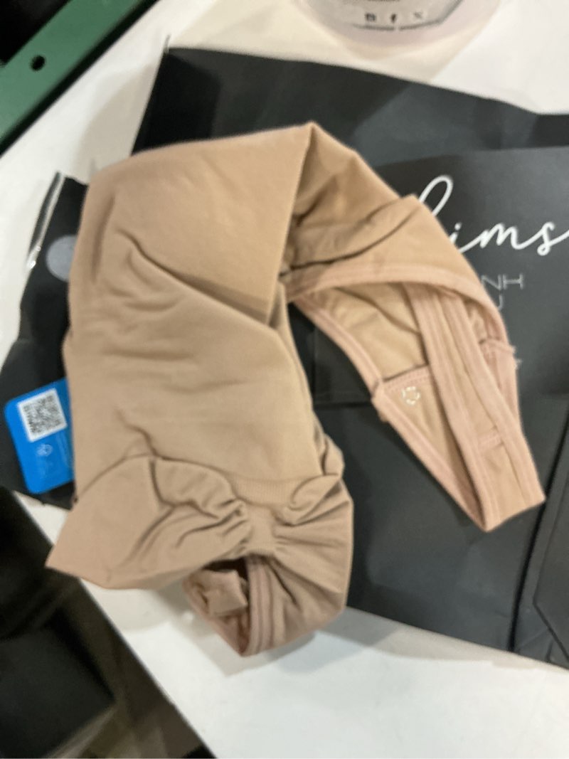 Condition photo showing Good Condition for shapewear tummy control bodysuit thong or brief: sculpting shaper tank top bodysuits & snatched waist body suit x-small-small sand thong