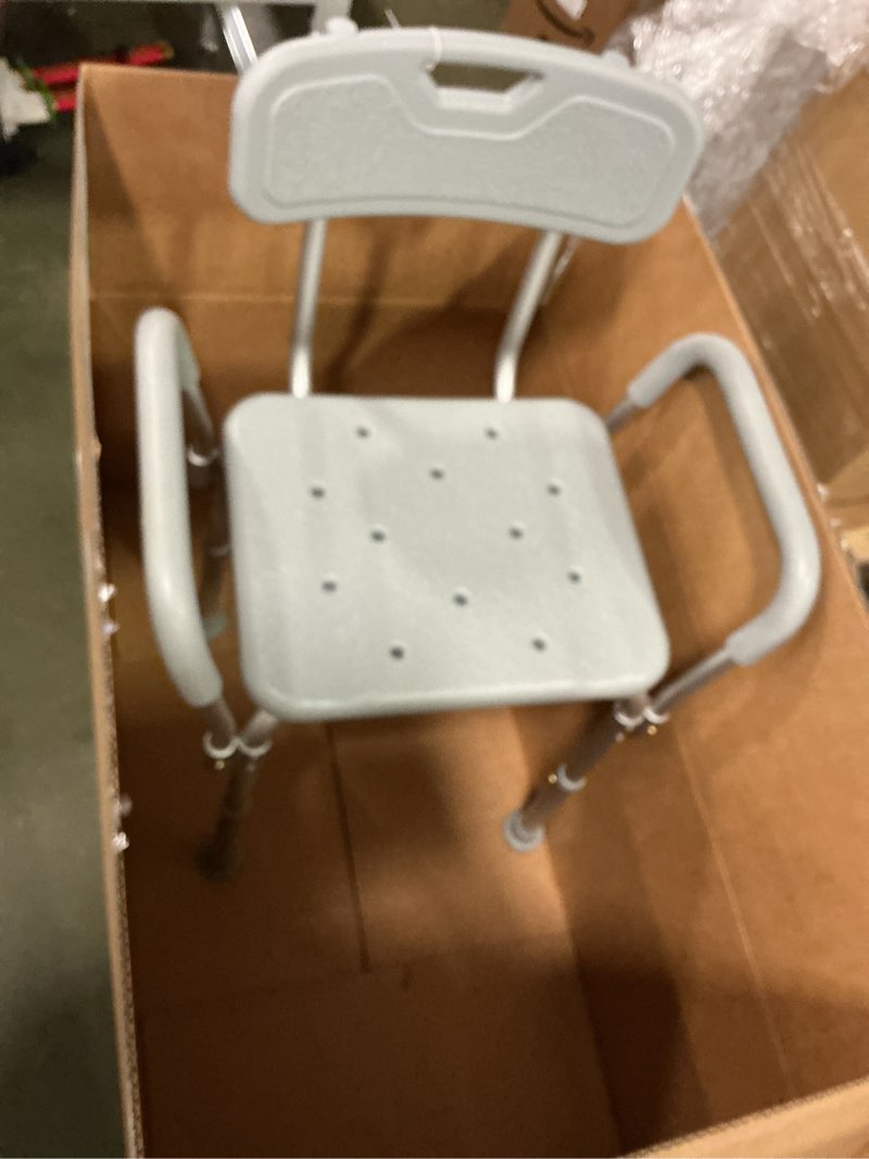 Condition photo showing Good Condition for Bath SafetyBenches/Stools Product Description: KD Bath Bench w/Back & Padded Arm,1/ea