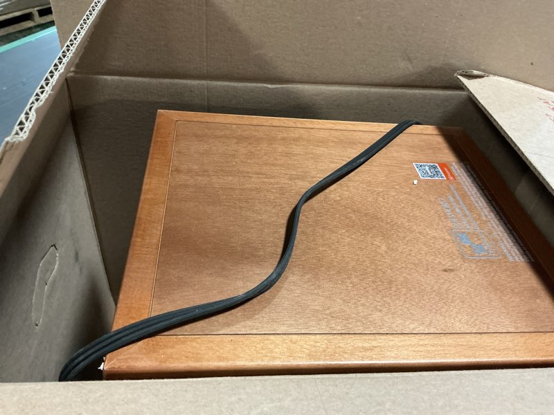 Condition photo showing As Is for Dr Infrared Heater DR-968 Portable Space Heater, 1500-Watt, Cherry Cherry Original