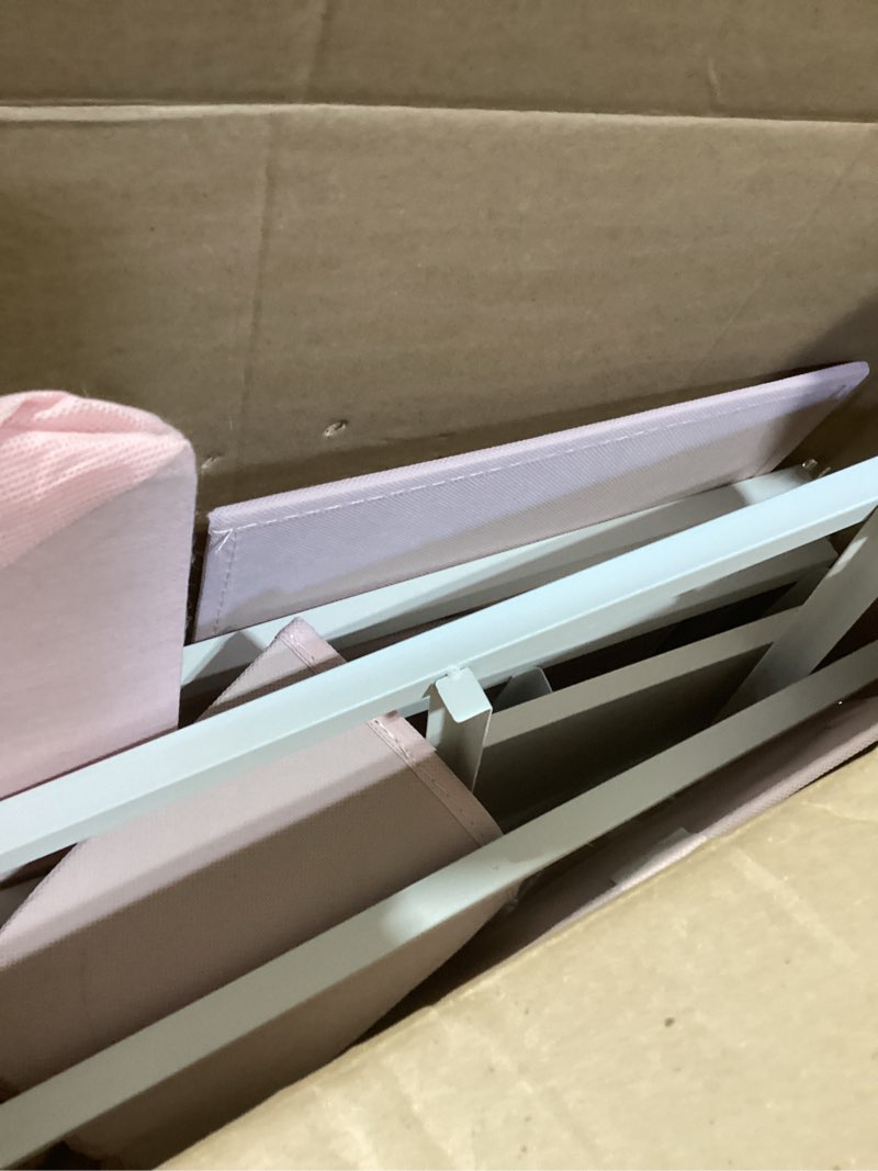 Condition photo showing Good Condition for yitahome pink dresser for bedroom, 7 drawers fabric dresser, organizer unit for living room, hallway, closets - sturdy steel frame, wooden top & easy pull fabric bins cool pink fabric 7-drawer