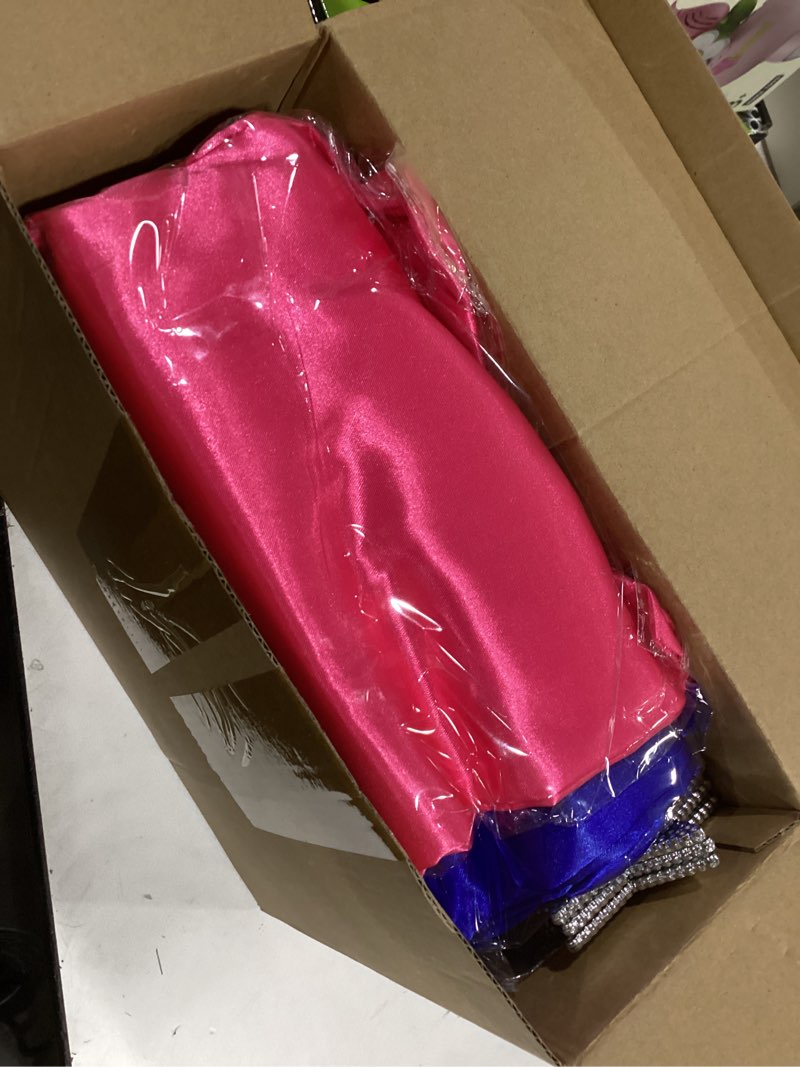 Condition photo showing Good Condition for Geyoga 12 Pcs Halloween Fairy Costume Set for Women, Halloween Fairy Princess Witch Cosplay Costume in Green Blue Pink with Satin Cape, Witch Hat, Tutu Skirt and Star Wand, Beauty Cosplay Accessories