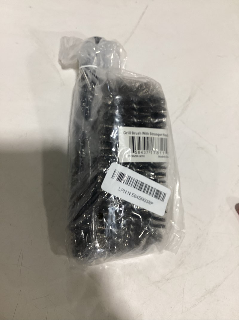 Condition photo showing Good Condition for grillart grill brush and scraper, extra strong bbq cleaner accessories, safe wire bristles barbecue triple scrubbers cleaning brush for gas/charcoal grilling grates, wizard tool br-8115