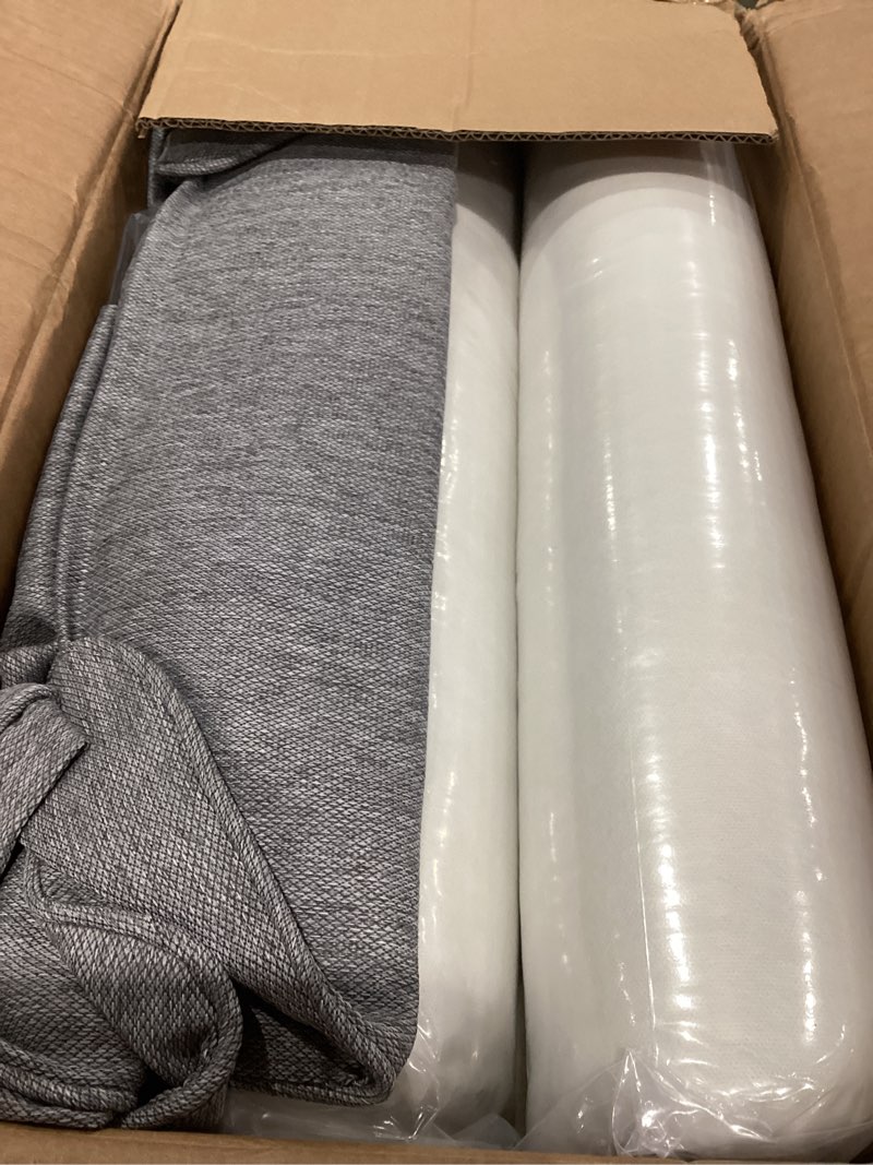 Condition photo showing Good Condition for 22x24 inch outdoor deep seat patio cushions set of 2,water-resistant deep seat bottom resilient foam filling with ykk hidden zipper for patio furniture,gray 22"x24"x5.1" 2set gray