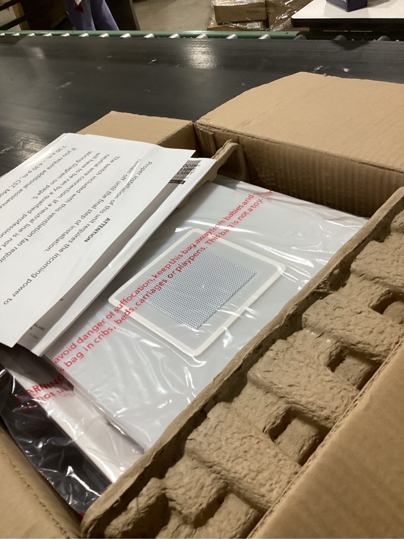 homewerks 7130-13-bt white decorative led, bluetooth bathroom exhaust fan new 