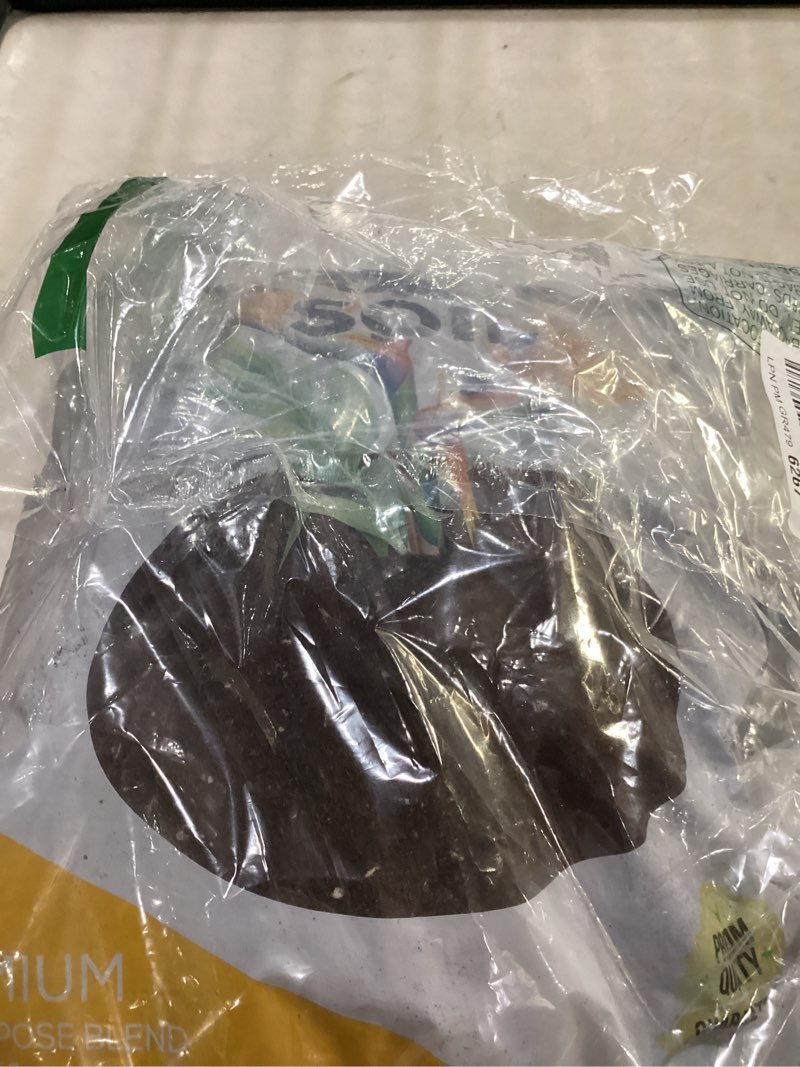 Condition photo showing As Is for professional bird of paradise soil 8.2 quarts ready to use, premium birds of paradise potting soil for indoor plants, peat moss coco coir perlite dolomite, well draining soil made in usa birds of paradise soil 8.2 quarts