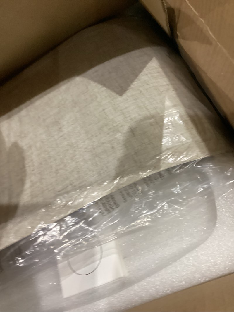 Condition photo showing New/Like New for 22" Ceramic Table Lamps Set of 2, Modern Coastal Bedside Lamps, Farmhouse Desk Lamps Beige and White, with Main & Night Light, Bulbs Included, for Bedroom, Living Room, End Table H12TL05
