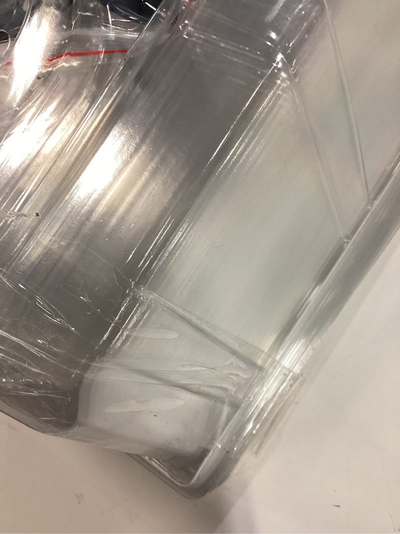 Condition photo showing As Is for 10 pack 6.3" tall humidity domes for 1020 trays, extra strength seed starter covers with 2 adjustable vents, clear plastic propagation cloning lids for germination & microgreens, bpa-free 1020 6.3'' dome-10p