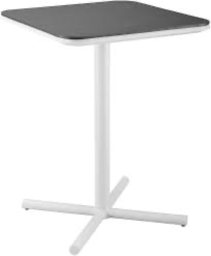 Modway EEI-3575-WHI Raleigh Bar Table, White, 33 x 33 x 42