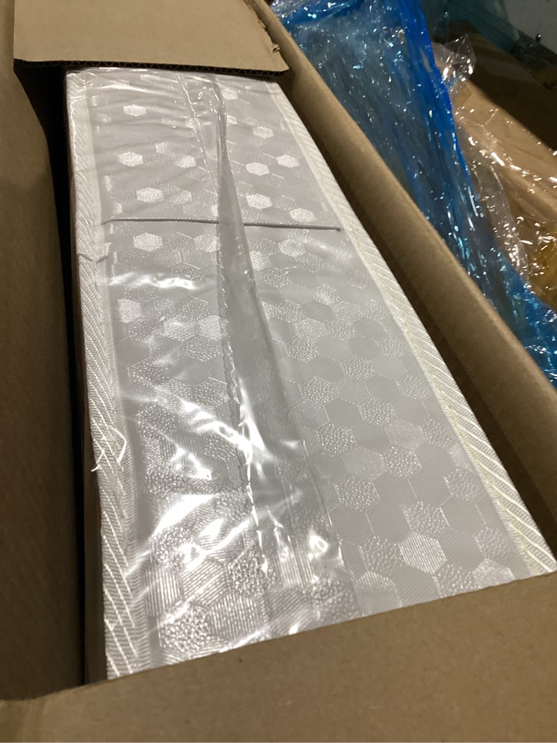 Condition photo showing New/Like New for dream on me honeycomb orthopedic firm fiber standard baby crib mattress, greenguard gold and jpma certified, 5” fiber core optimum support, fits crib and toddler bed, waterproof vinyl cover white