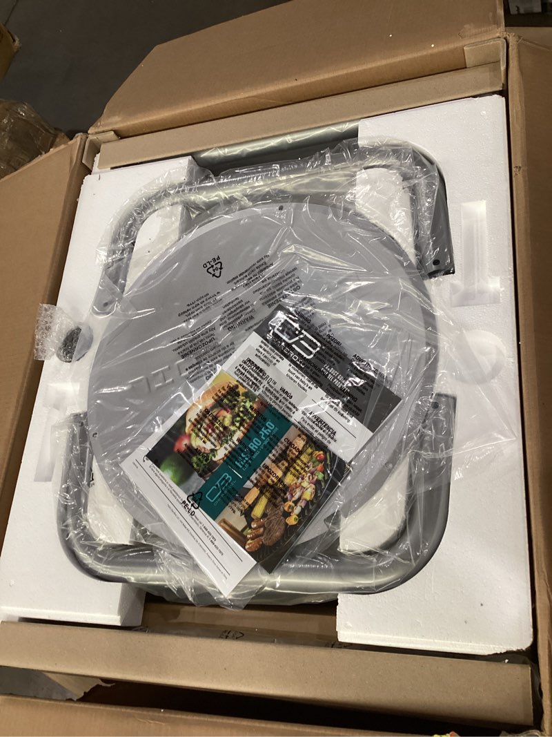 Condition photo showing Good Condition for charbroil 3-in-1 dual fuel outdoor bistro pro electric grill & griddle + charcoal mode bbq, black - 25302145