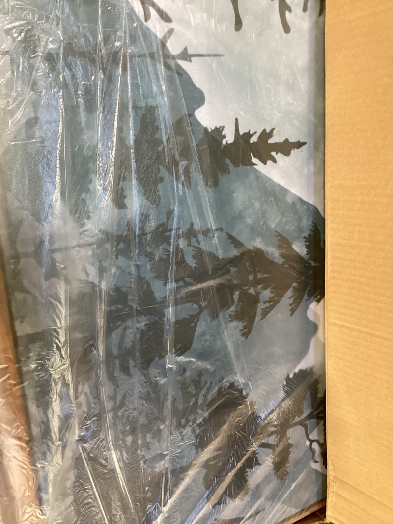 Condition photo showing New/Like New for CHDITB Large Mountain Wall Art Set of 3, 24"x36" Framed Forest Woodland Wall Decor, Pine Tree Landscape Wall Painting, Nature Scenery Canvas Art Prints for Living Room, Bedroom, Office, Dining Room Green Mountain 24"x36"