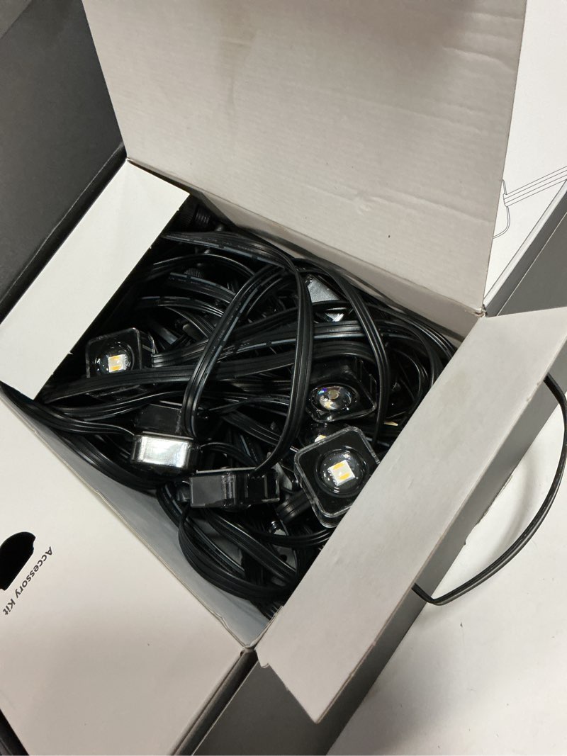 Condition photo showing Good Condition for govee permanent outdoor light 2 (elite), rgbicw 16 million colors outside lights with 100 preset modes,ip67 waterproof,holiday decorations for christmas,google,alexa support,100ft,black