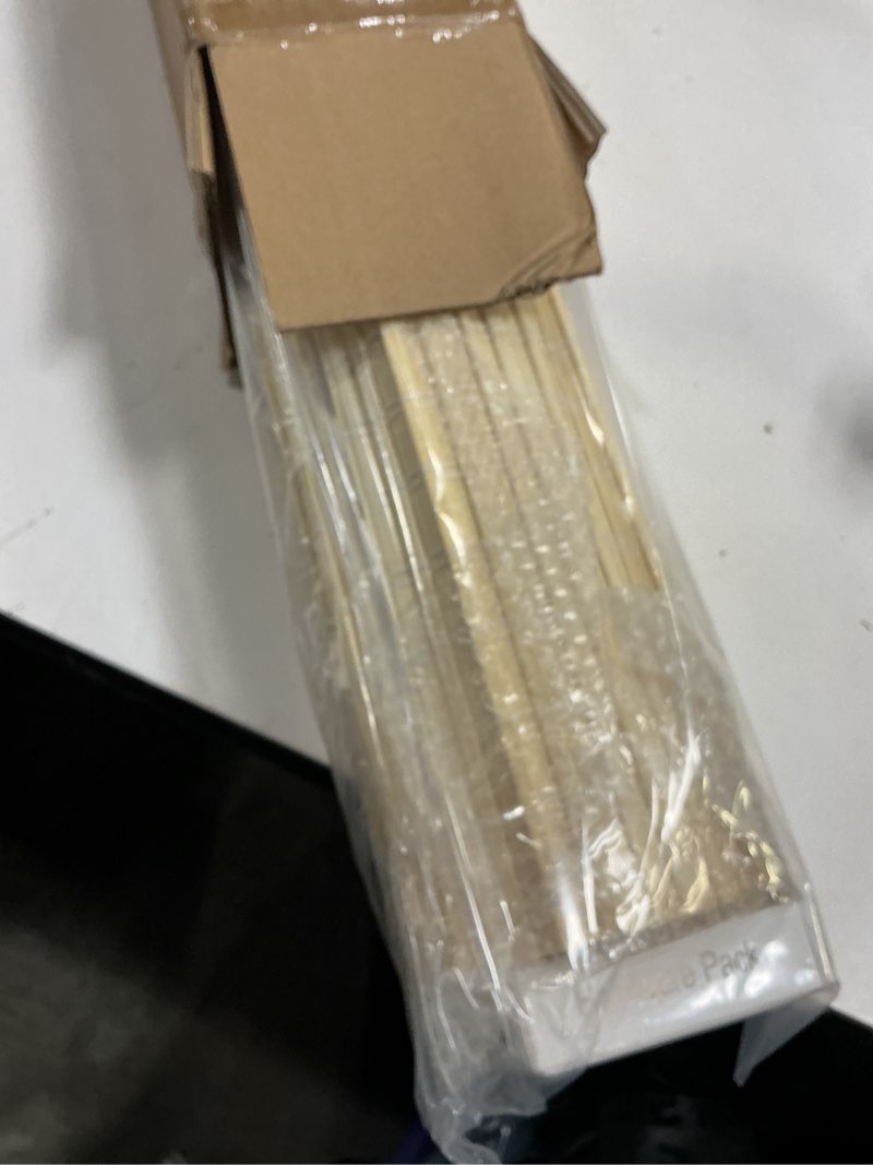 Condition photo showing New/Like New for seeye cordless bamboo roman shades, blackout natural bamboo blinds for indoor windows, roll up blind privacy shade for home, office, door, uv resistant & easy to install, 24" w x 64" h, natural privacy - natural 24"w x 64"h