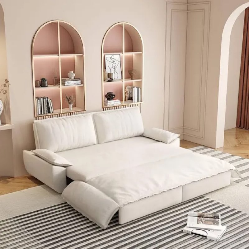 3-in-1 Convertible Queen Sofa Bed