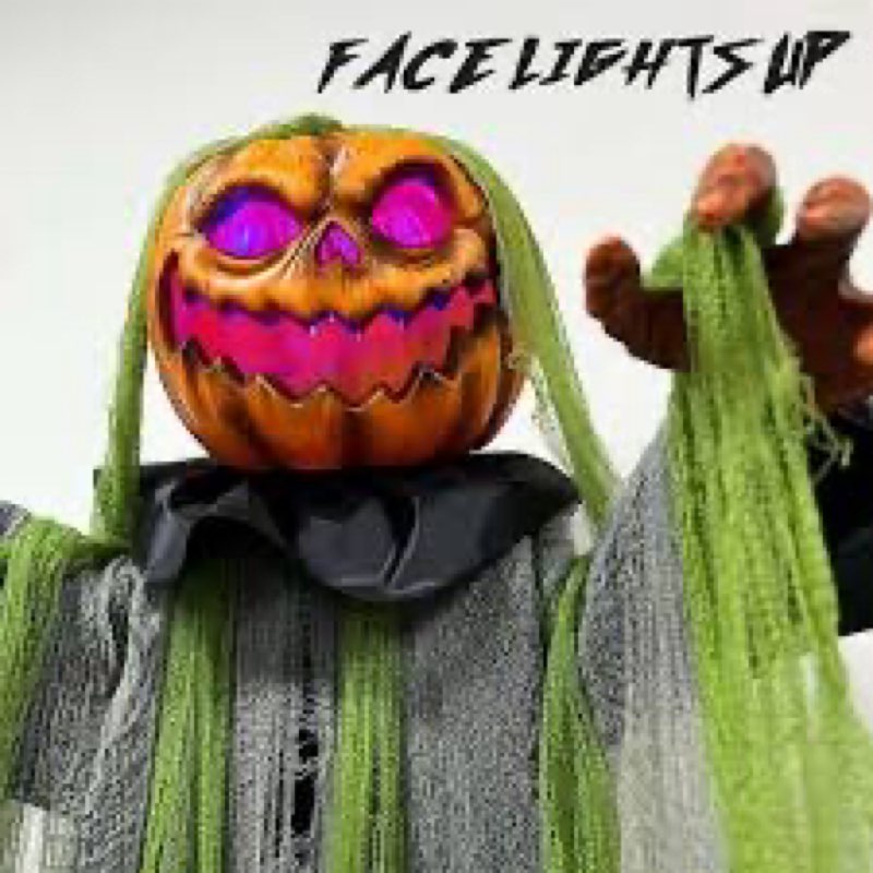 Halloween Decorations Outdoor - 6 Ft. Large Animated Root of Evil Prop with Spooky Sound - Sound & T