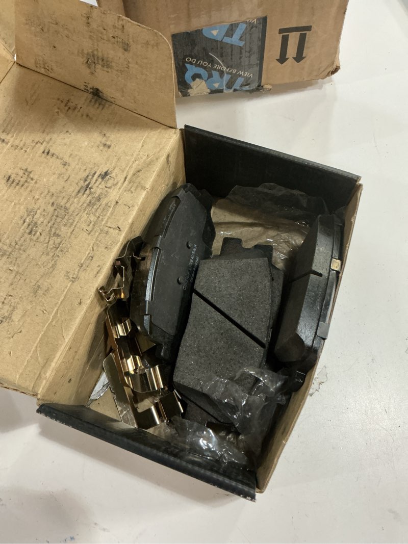 Condition photo showing As Is for TRQ Front Brake Pads Ceramic Compatible with 2010-2016 Hyundai Genesis Coupe 2011-2015 Kia Optima BFA73534