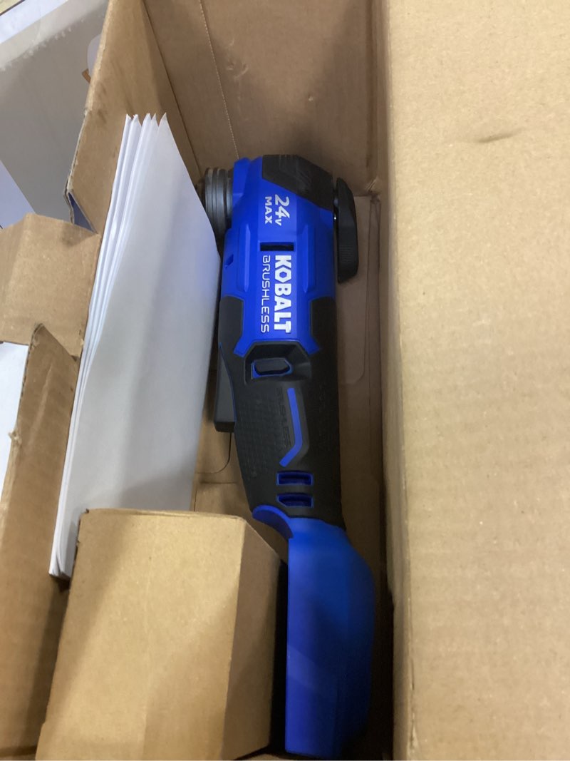 Condition photo showing As Is for Kobalt 24V Brushless Os