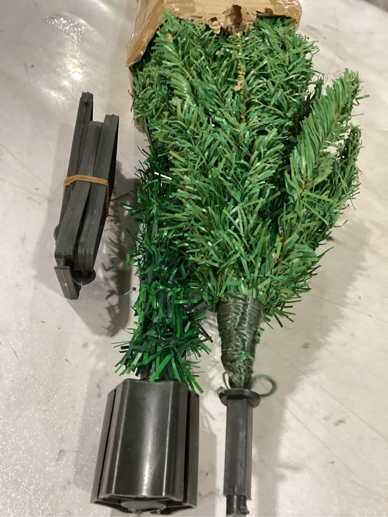 Condition photo showing Good Condition for Holiday Essence 4 Foot Christmas Tree, 300 Tips Artificial Green Canadian Pine Tree, Unlit Premium Hinged 4 Ft Tall, PVC Base
