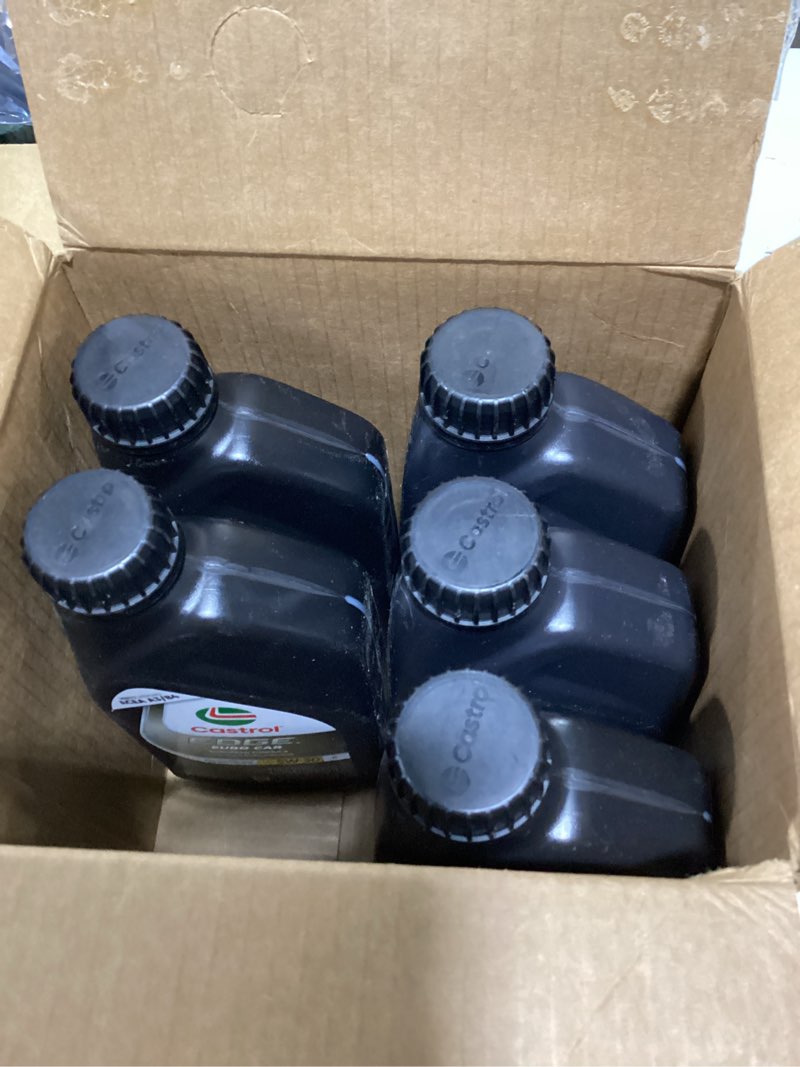 Condition photo showing As Is for Castrol EDGE Euro 5W-30 K Advanced Full Synthetic Motor Oil, 1 Quart, Pack of 6 1 Quart Pack of 6
