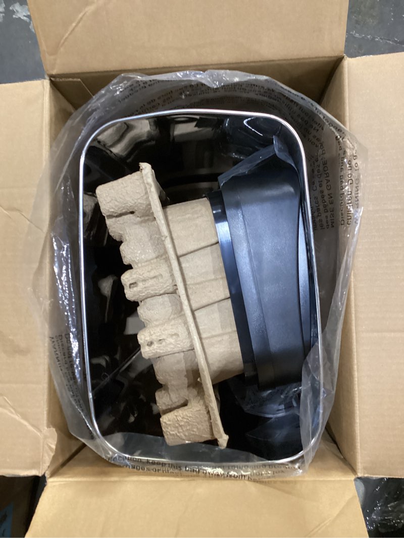 Condition photo showing Good Condition for nine stars 13gal motion sensor rectangular shape stainless steel trash can silver/black