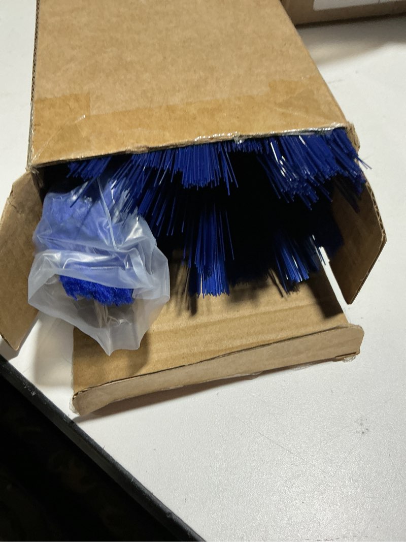 Condition photo showing As Is for finevoy dusters for cleaning, duster with extension pole 5 in 1 kit, cobweb duster, long dusters for high ceilings, microfiber dusters for ceiling fan, blinds and furniture blue 5 in 1